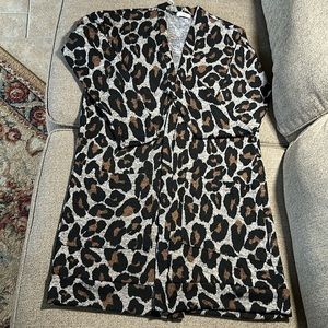 Cherish Leopard Long Cardigan Size L